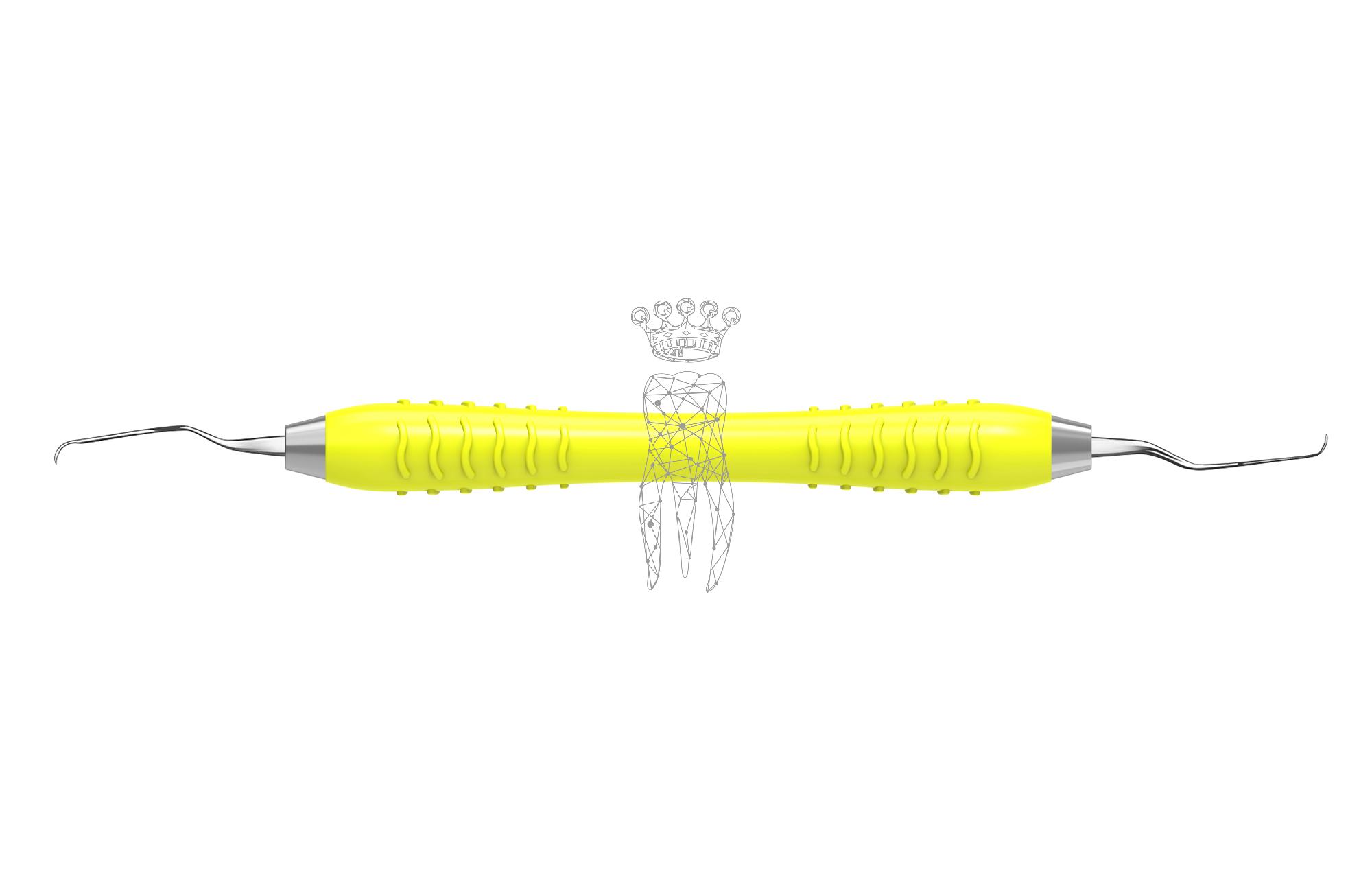Kürette Gracey MiniFive Colori-Silicon LiquidSteel mini five