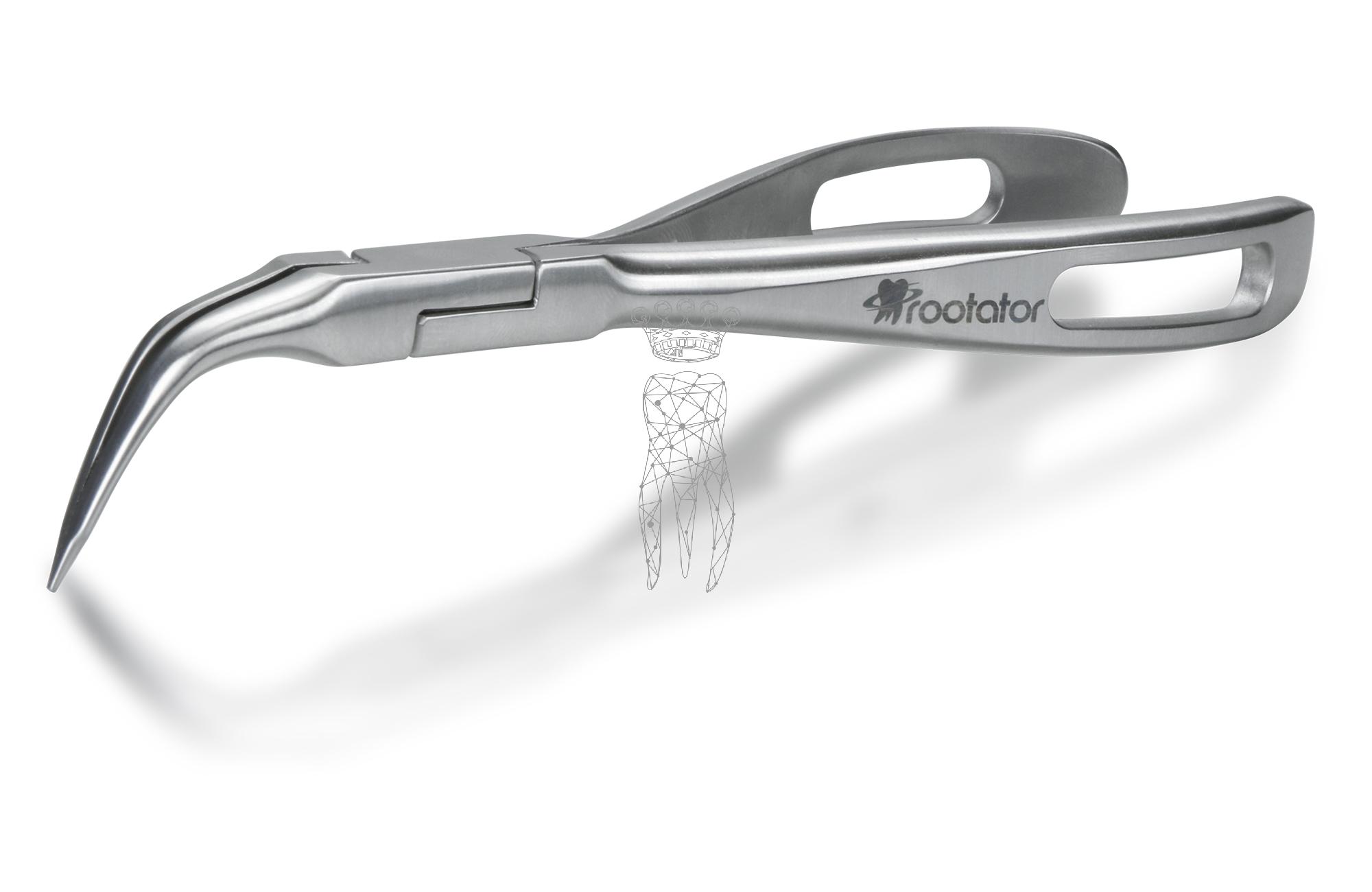Rootator 70° Wurzelrest-/Splitterzange feine lange RH Spitzen