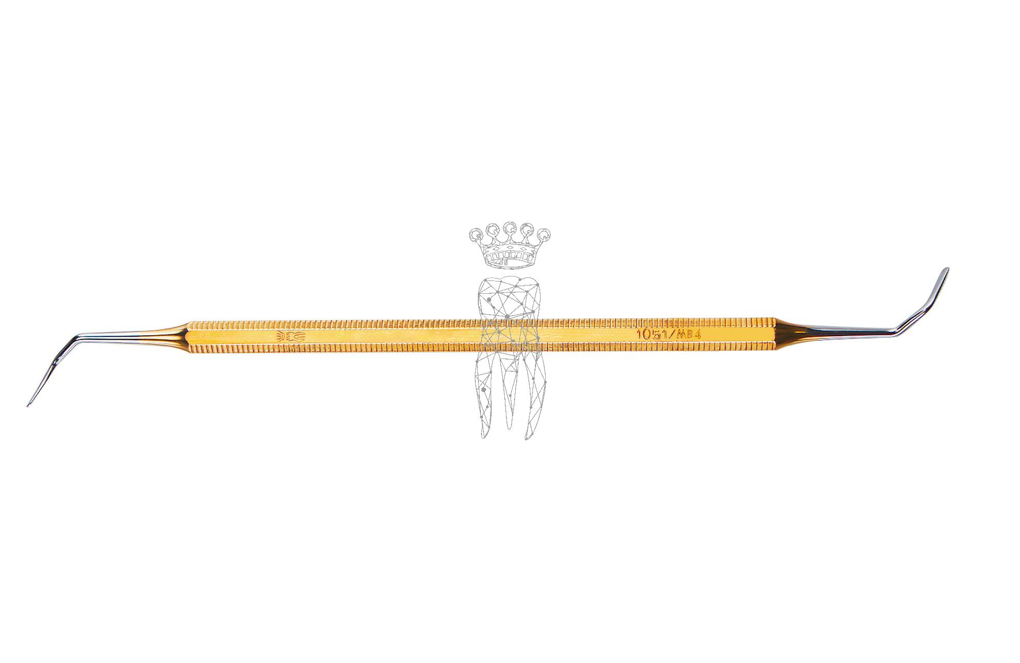 Spezialspatel abgewinkelt 1.75mm/1.75mm Compositinstrument PolyFill GOLD