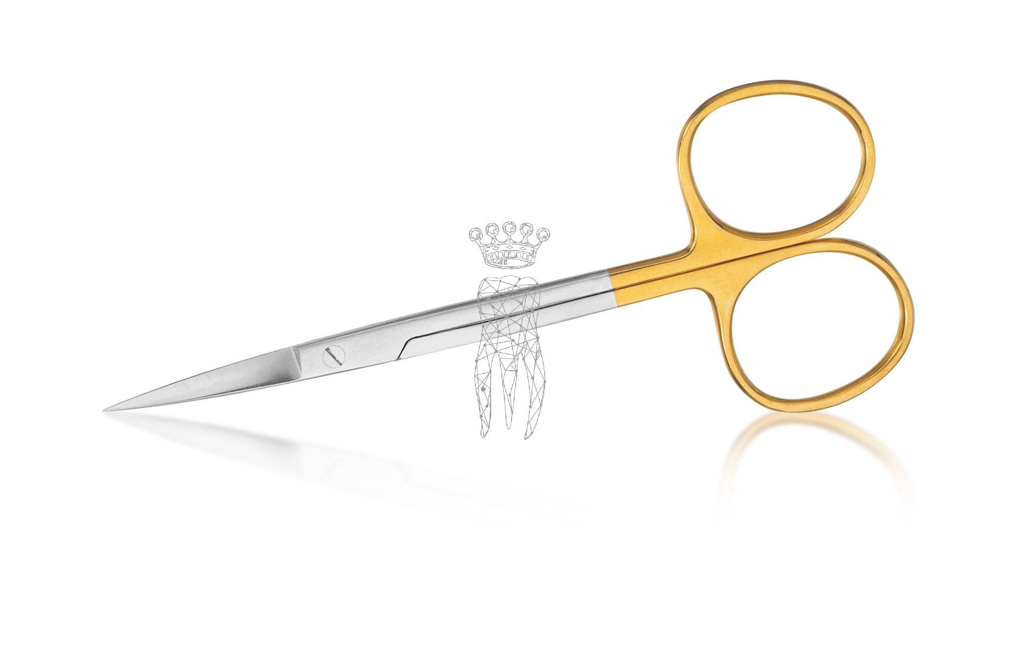 Zahnfl.Schere gerade TC 12cm