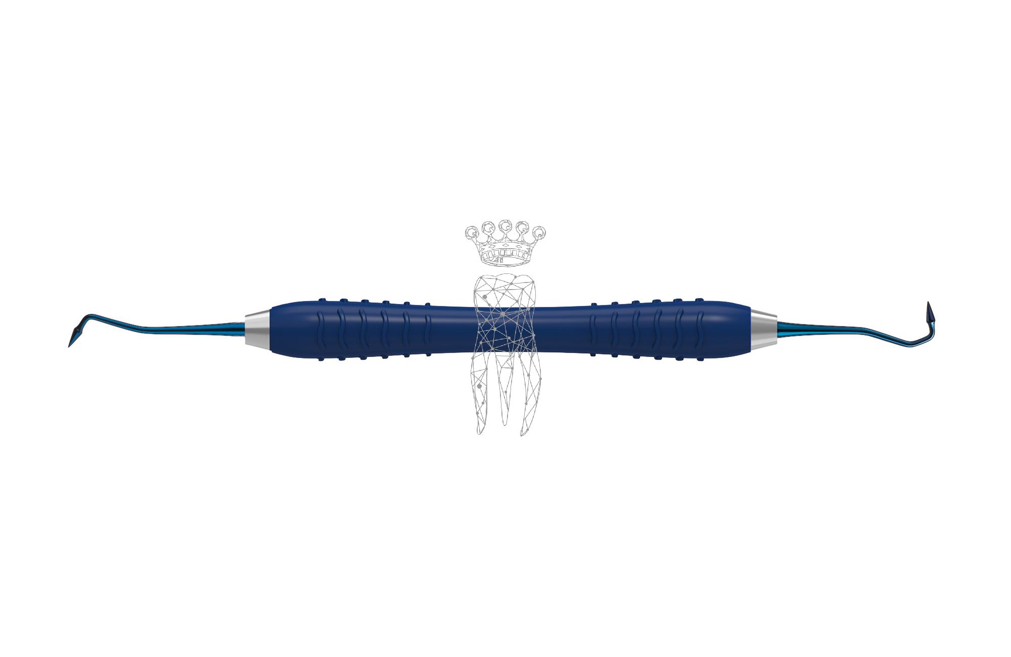Kegel spitz Kontrawinkel Ø1.6mm/Ø1.6mm PolyFill Colori-Silicon BlackPlasma