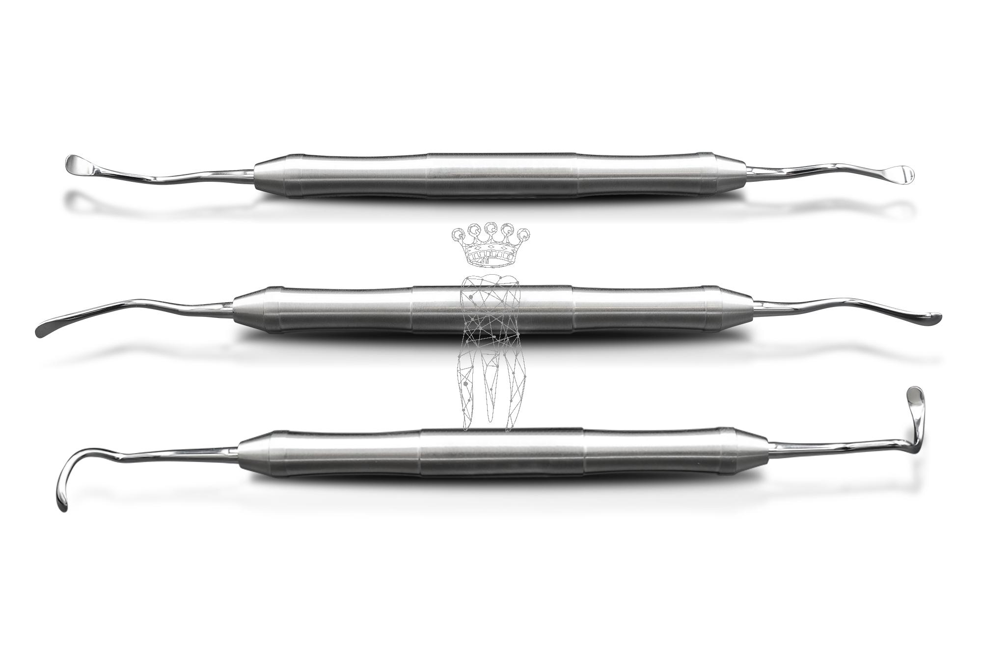 Set 3 Sinus lift instruments LS1142/1 /2 + /3   LiquidSteel