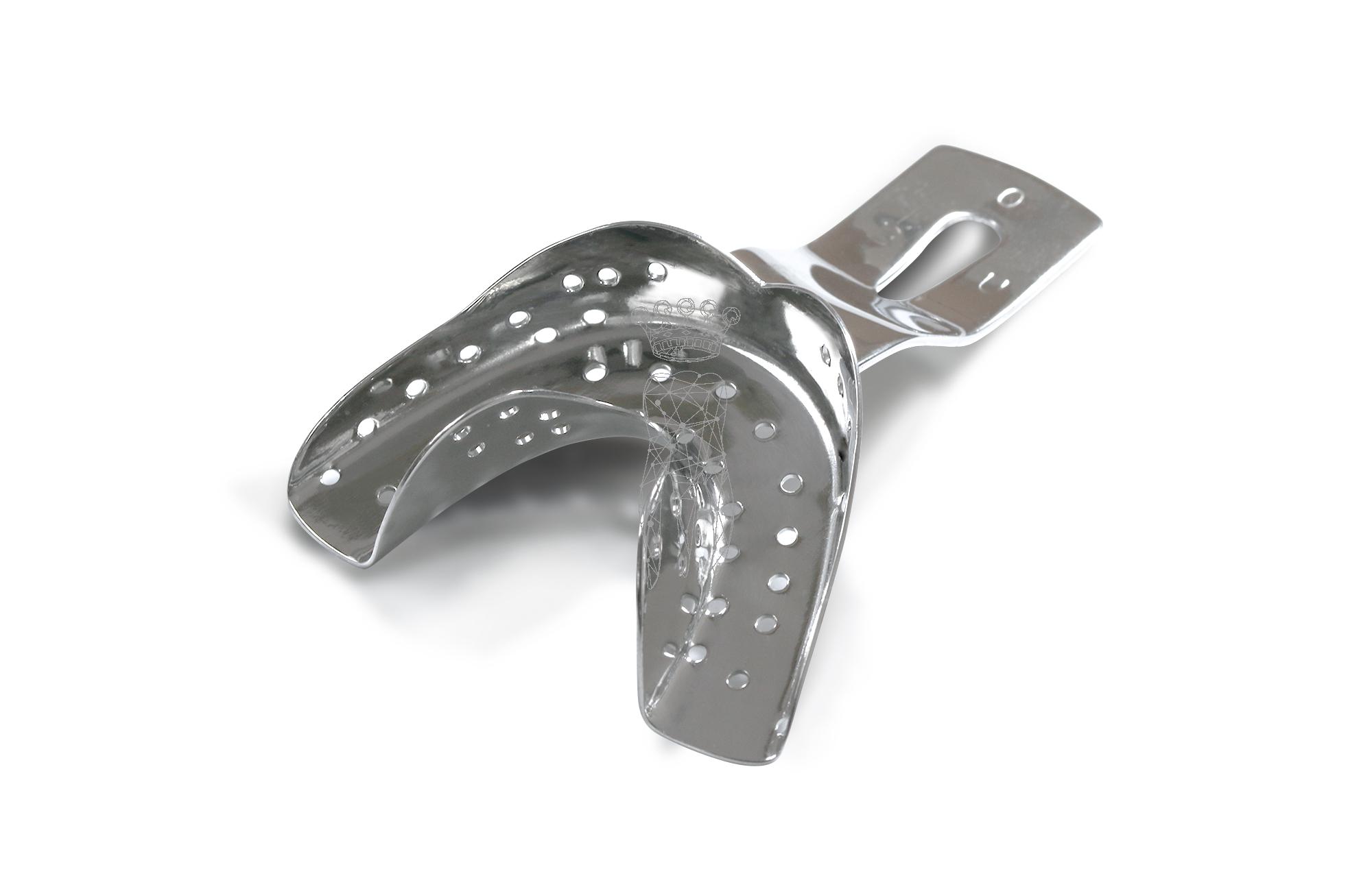Impression tray Ehricke Lower-Jaw perforated