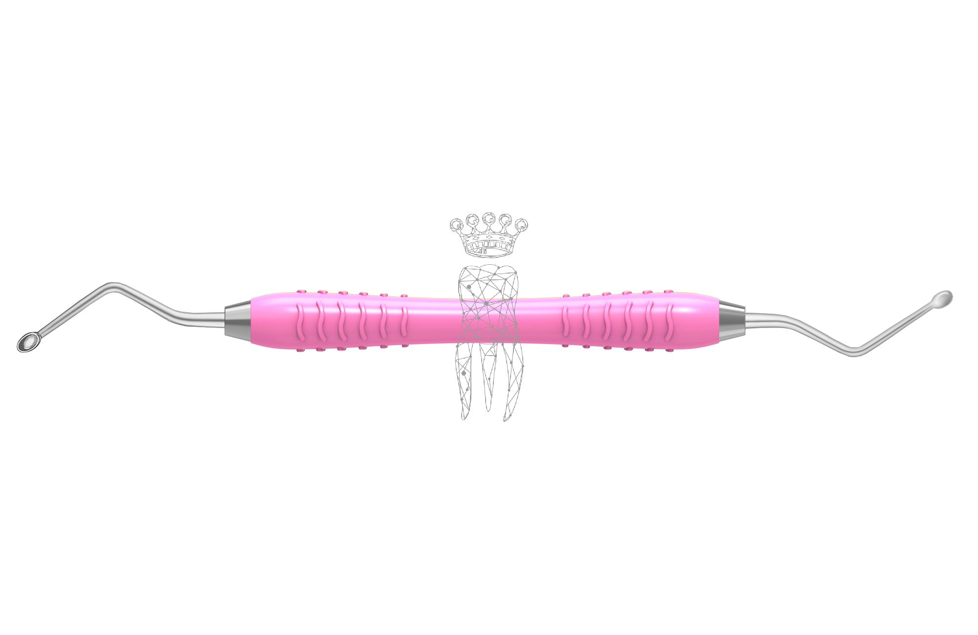 Scharfer Löffel Hemingway oval 2.8/4.5mm Colori-Silicon