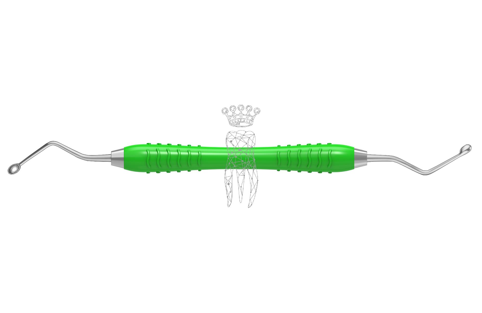 Scharfer Löffel Hemingway oval 3.5/5.5mm Colori-Silicon