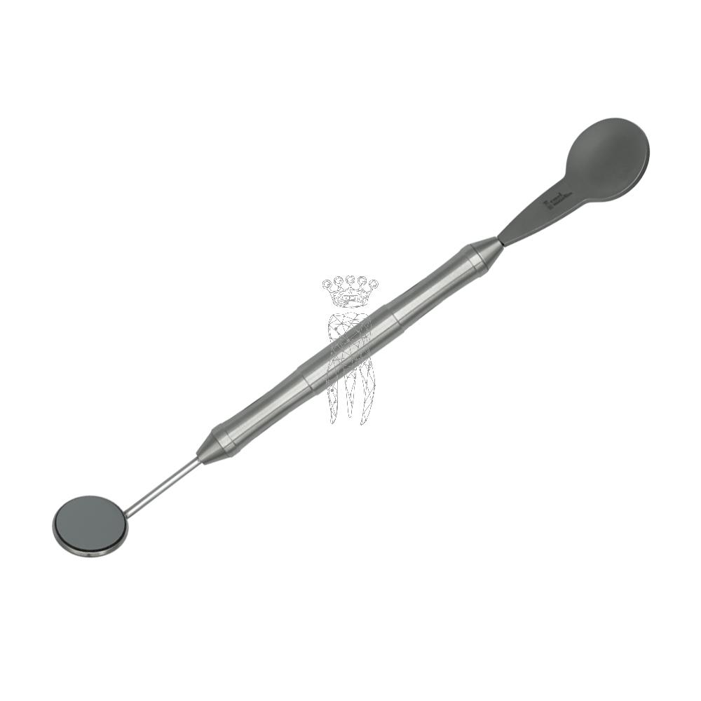 Mundspiegelgriff doppelendig rund hohl rostfrei Gewinde M2.5mm - LiquidSteel