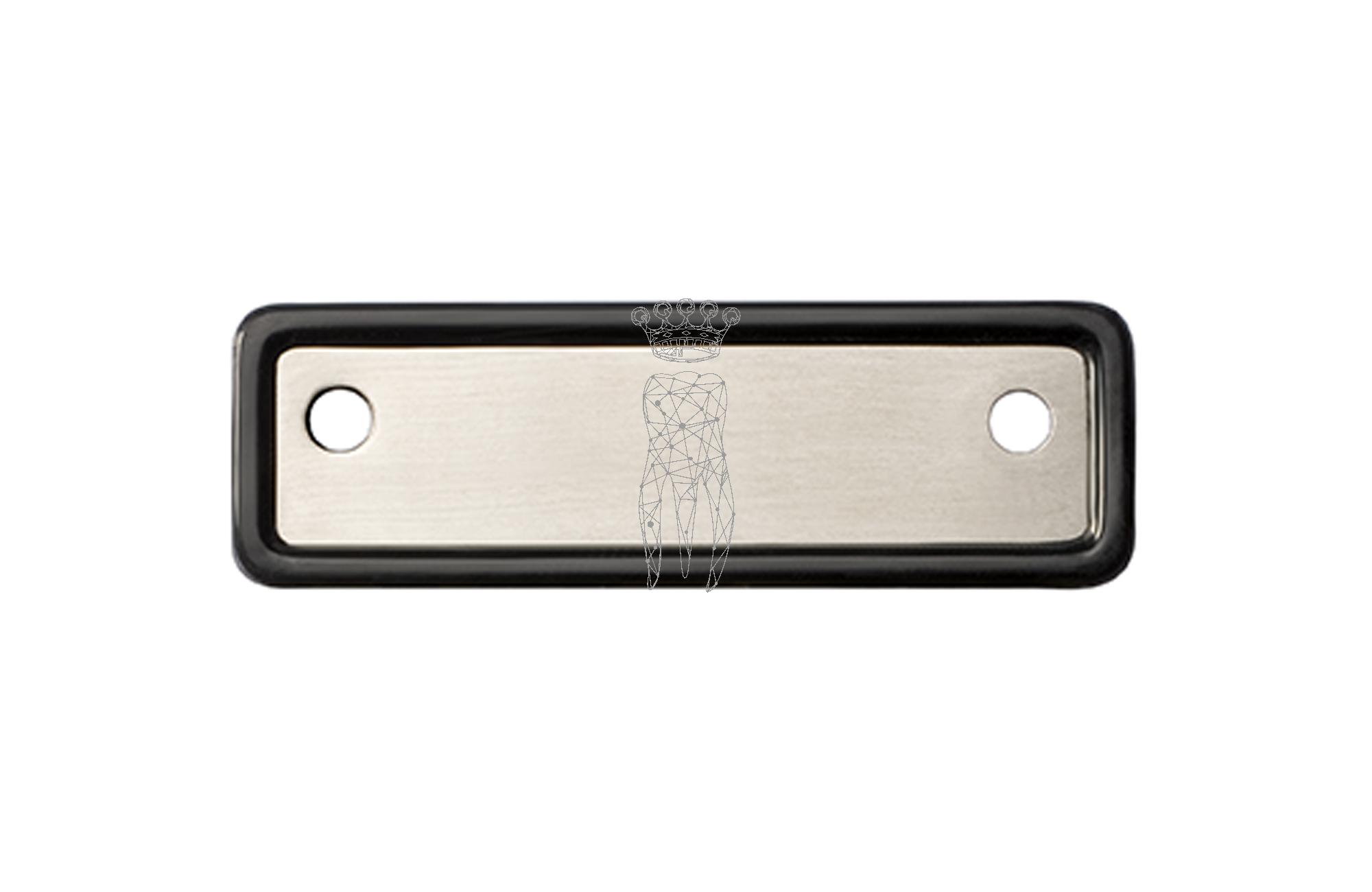 Kennzeichnungsschild schwarz für Steri-Wash-Trays 3029