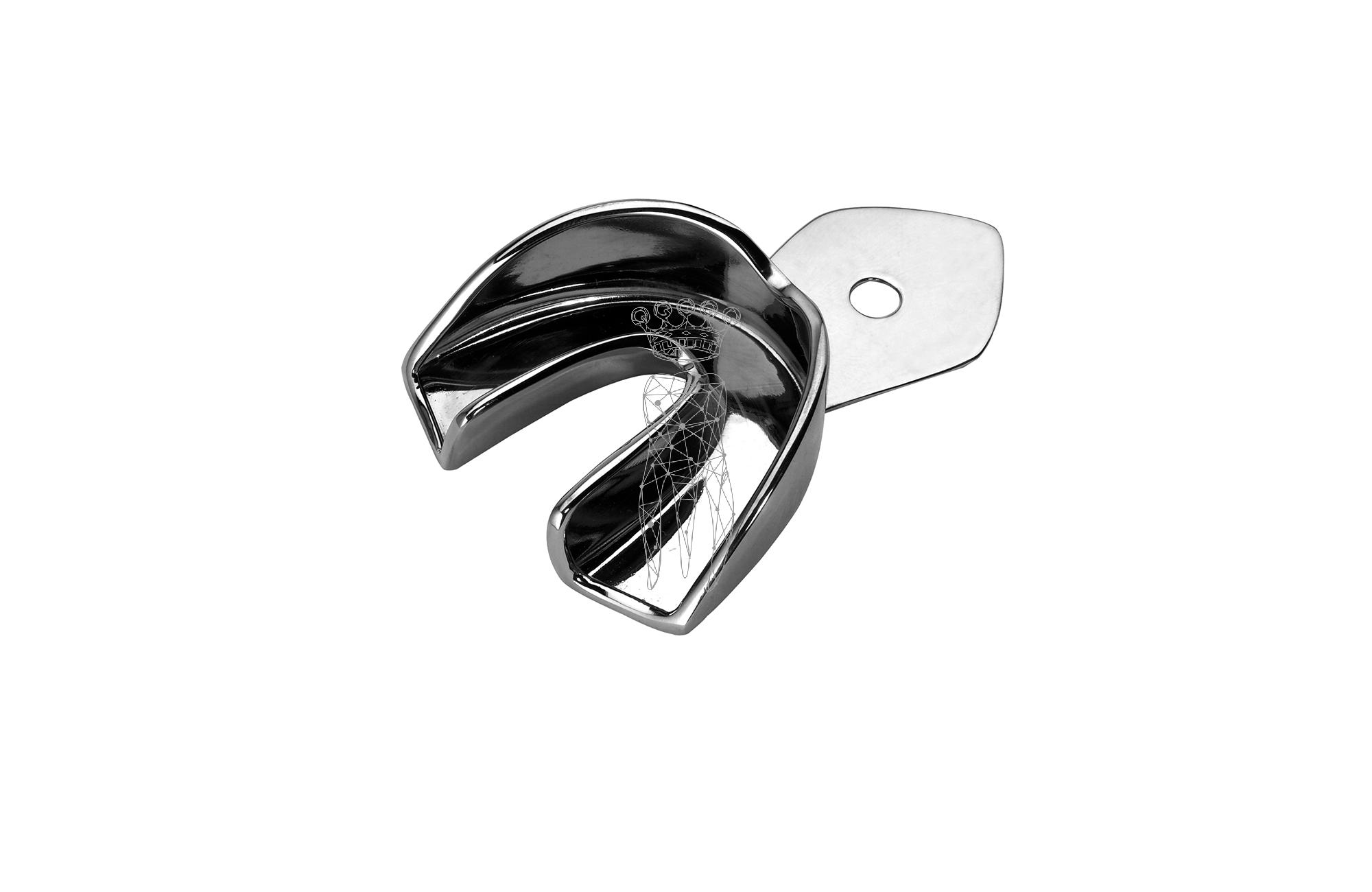 Impression Tray ERGOLOCK for children non-perforated lower-jaw