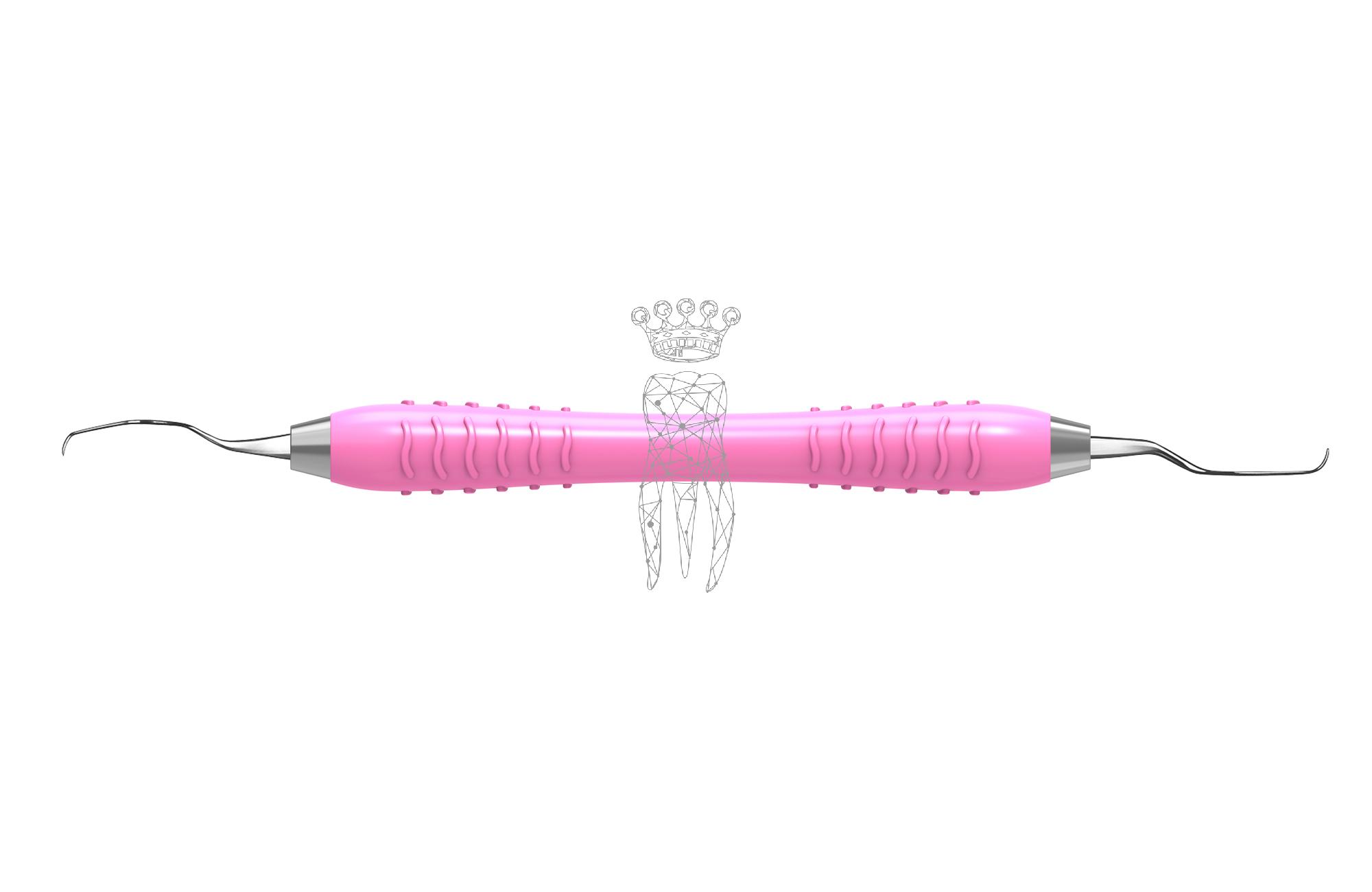 Kürette Gracey MiniFive Colori-Silicon LiquidSteel mini five