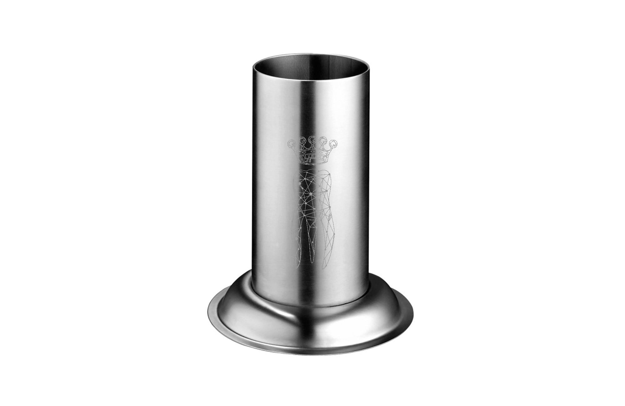 Storage tube stainless70 x 130mm