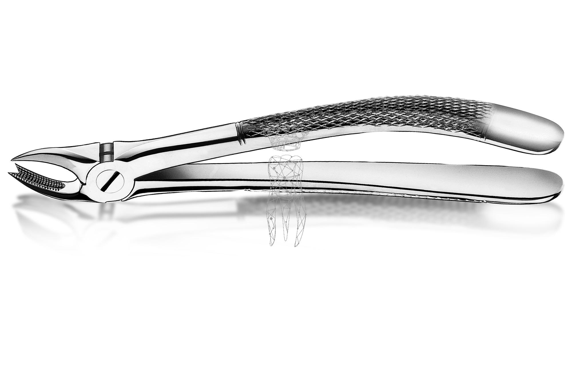 Zahnzange Haftprofil OK Molaren rechts