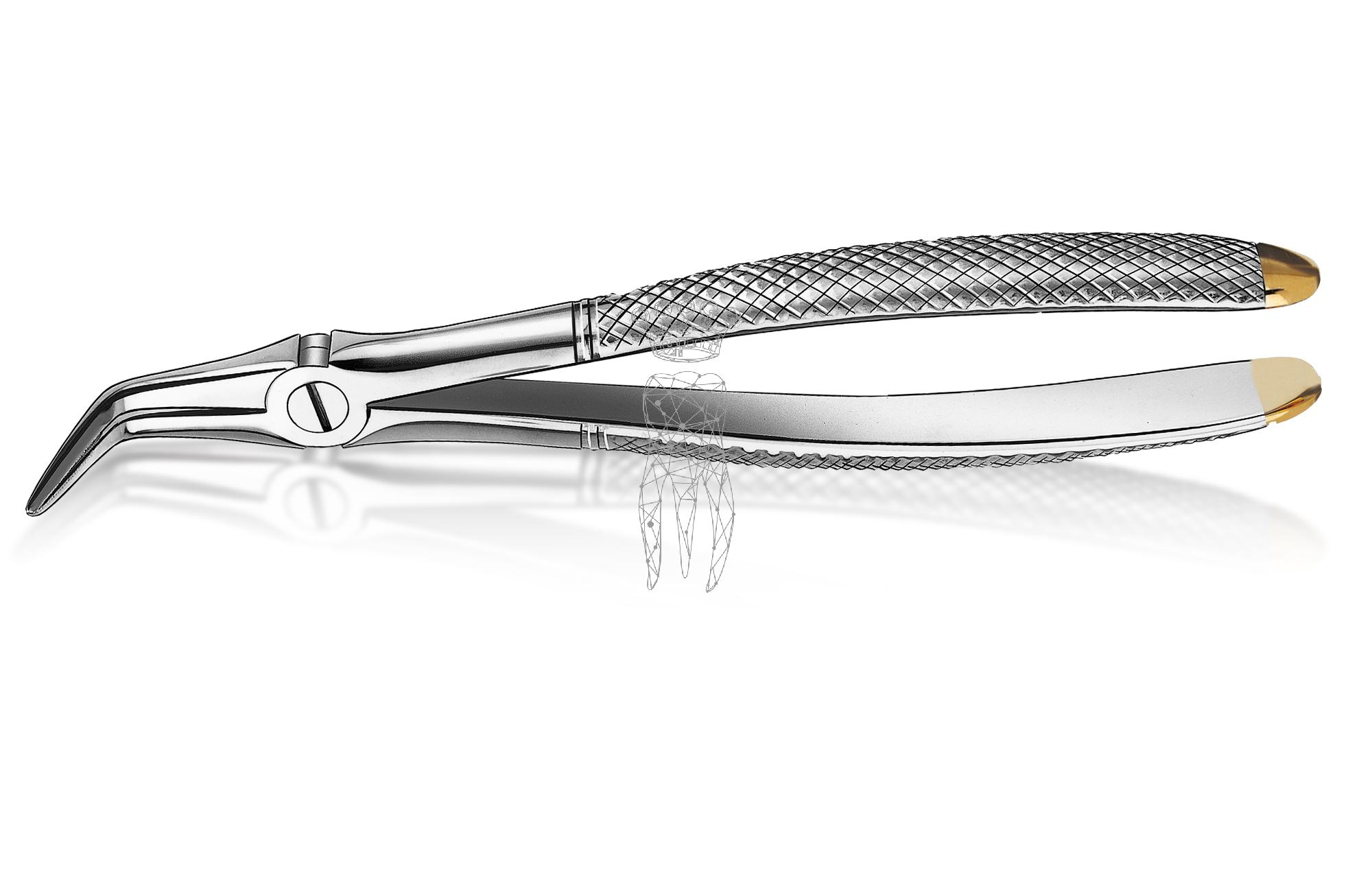 Root forceps diamond tipped Lower-Jaw