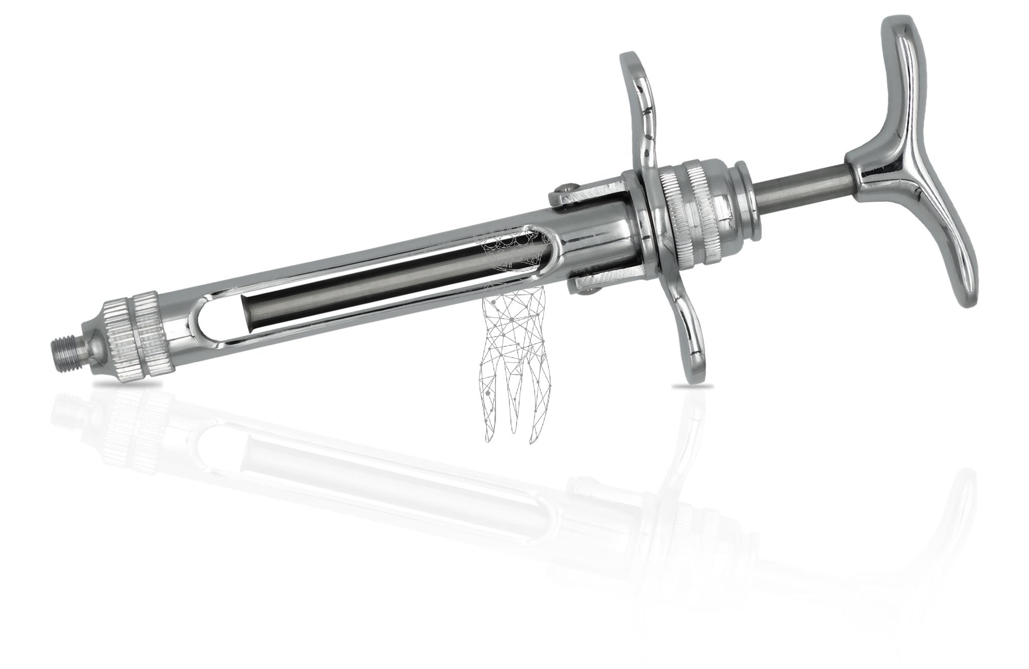 Zylinderampullenspritze 2.2ml - Krücke IT-Gewinde - ohne Selbstaspiration