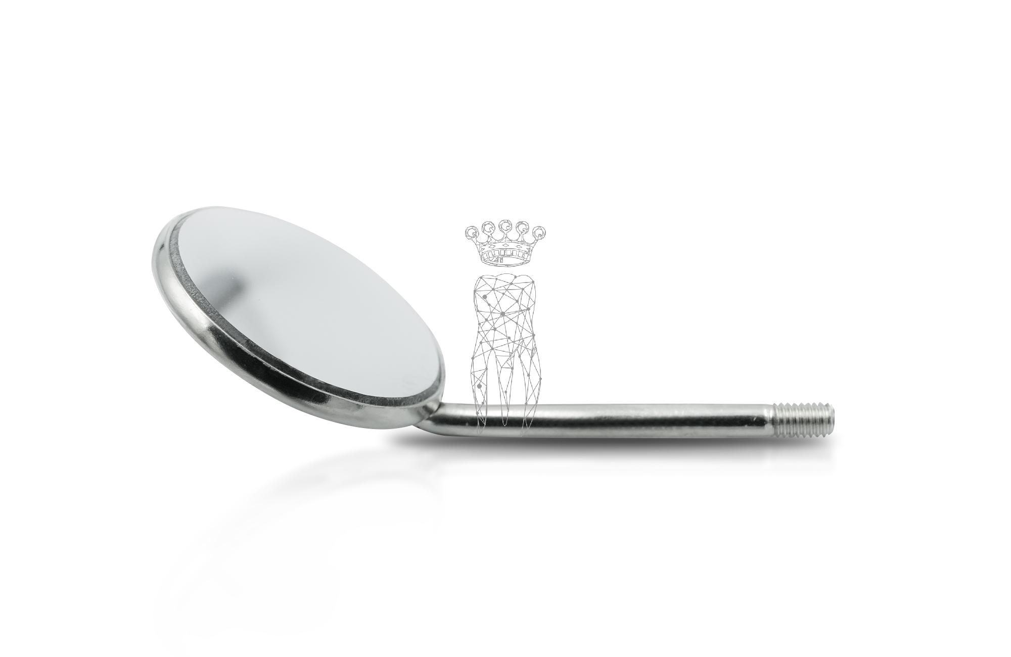 Mouth mirror Front-Surface 12 pcs. - plane - Ø 20mm