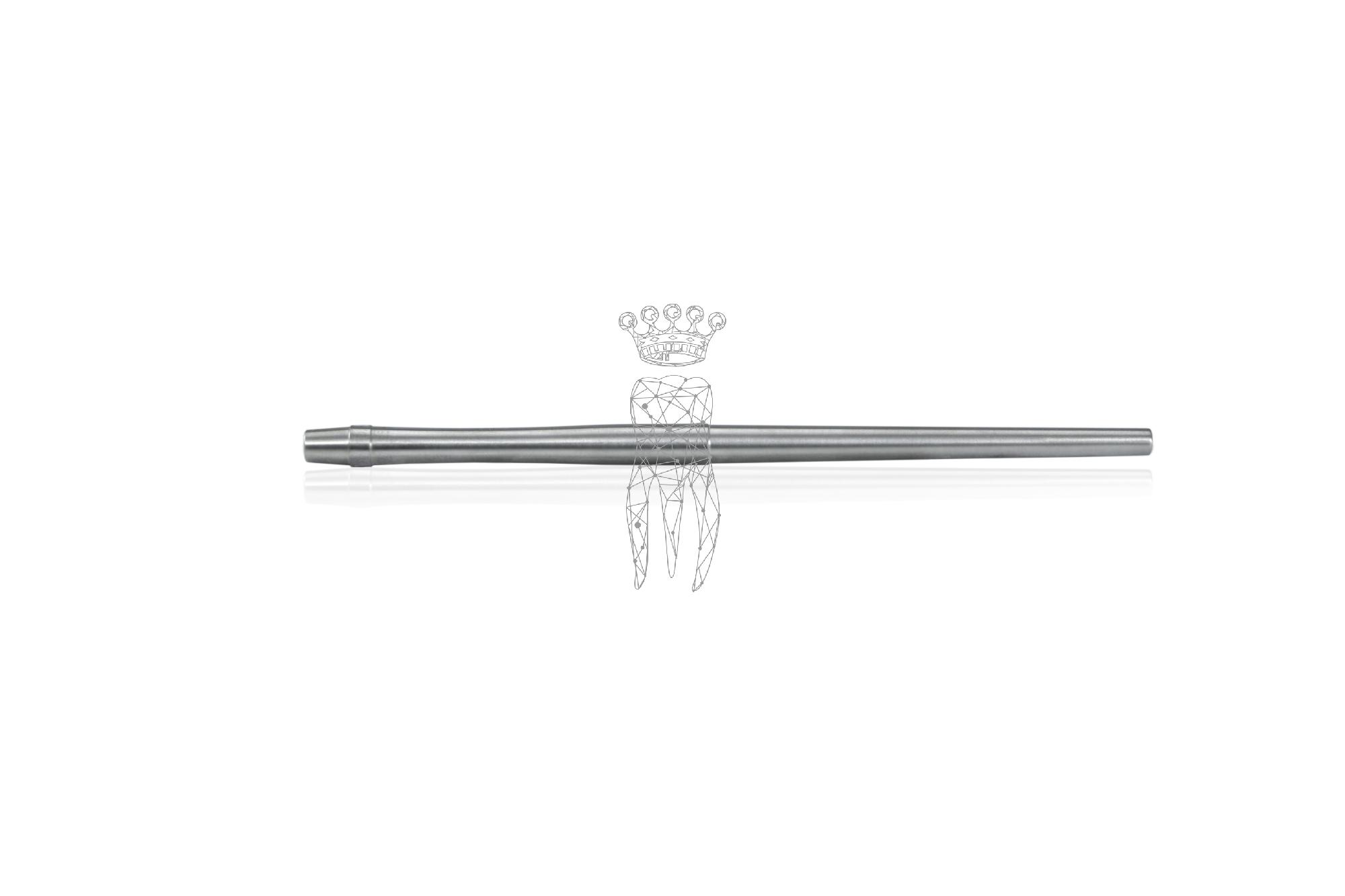 Mundspiegelgriff rund massiv rostfrei Gewinde M2.5mm - LiquidSteel