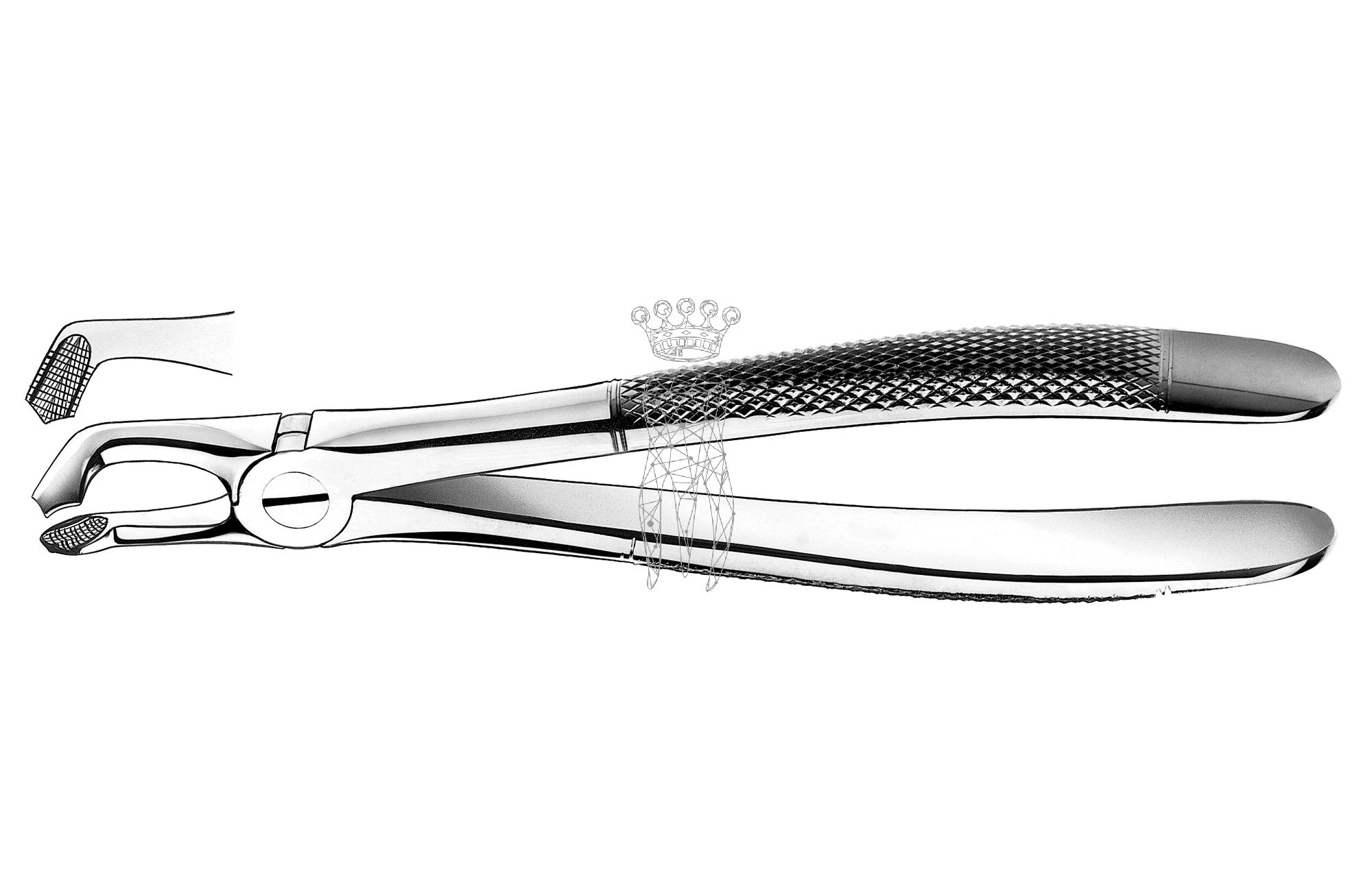 Extracting forceps Lower-Jaw wisdom teeth