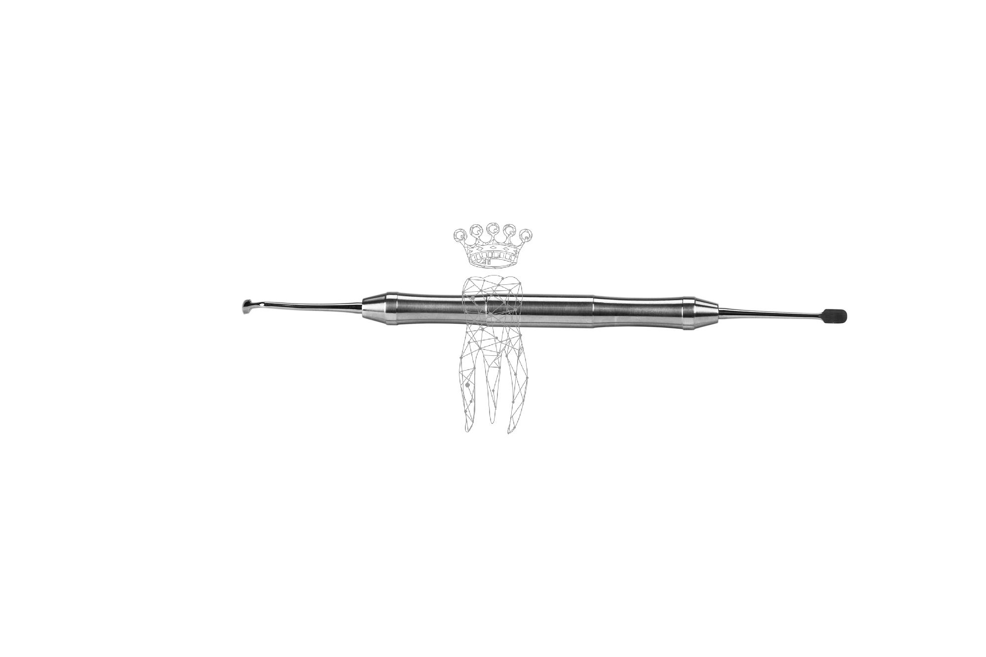 Raspatorium palatinal EL LiquidSteel 4.0mm/4.0mm