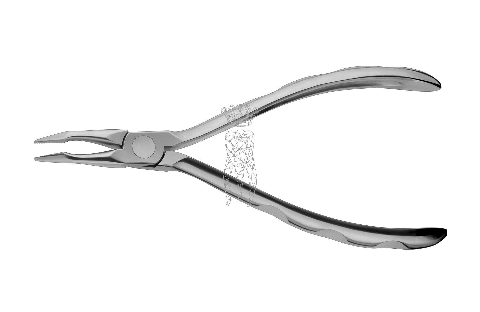Weingart utility pliers slim - 14.5cm with cross serrated working ends