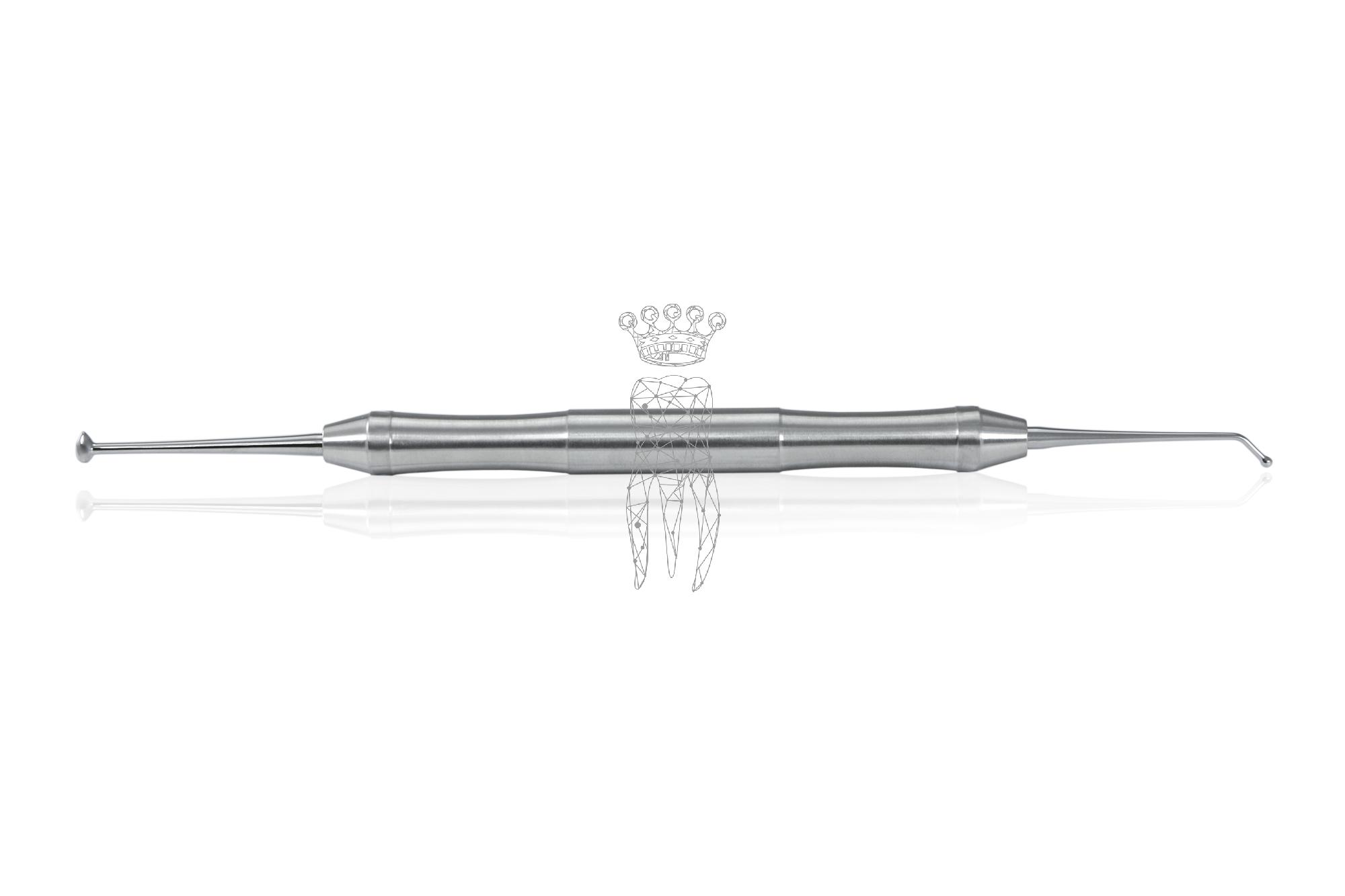 Polier- u. Glätteinstrument Ø3.1mm/5.0mm Kugel Ø1.7mm LiquidSteel