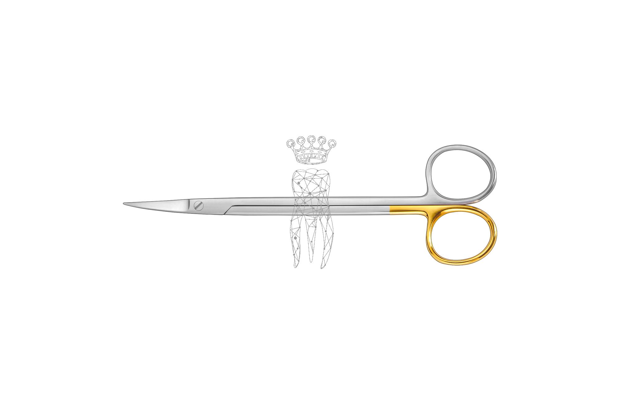 Surgical scissors KELLY SuperCut curved 16cm