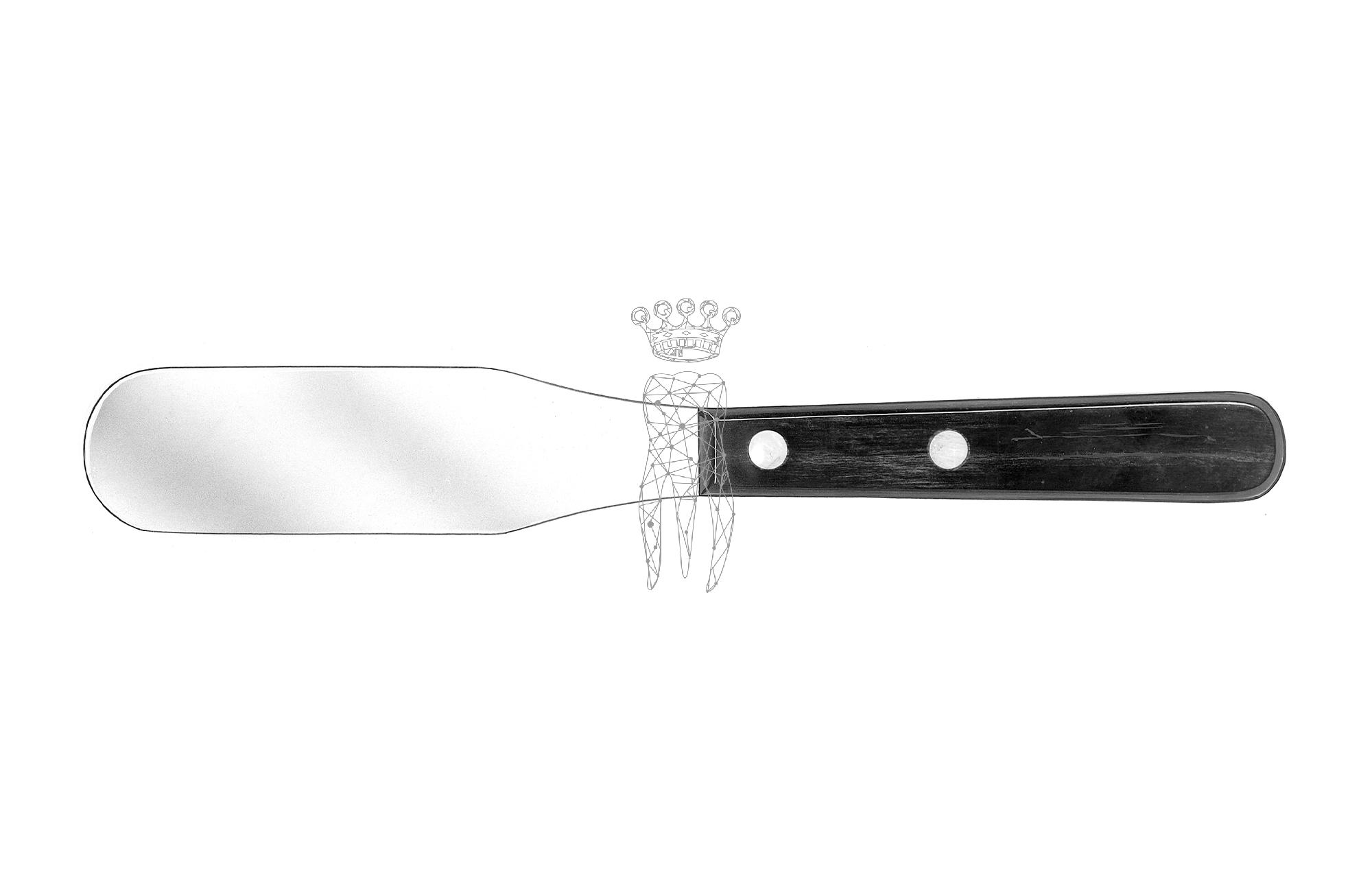 Alginate spatula