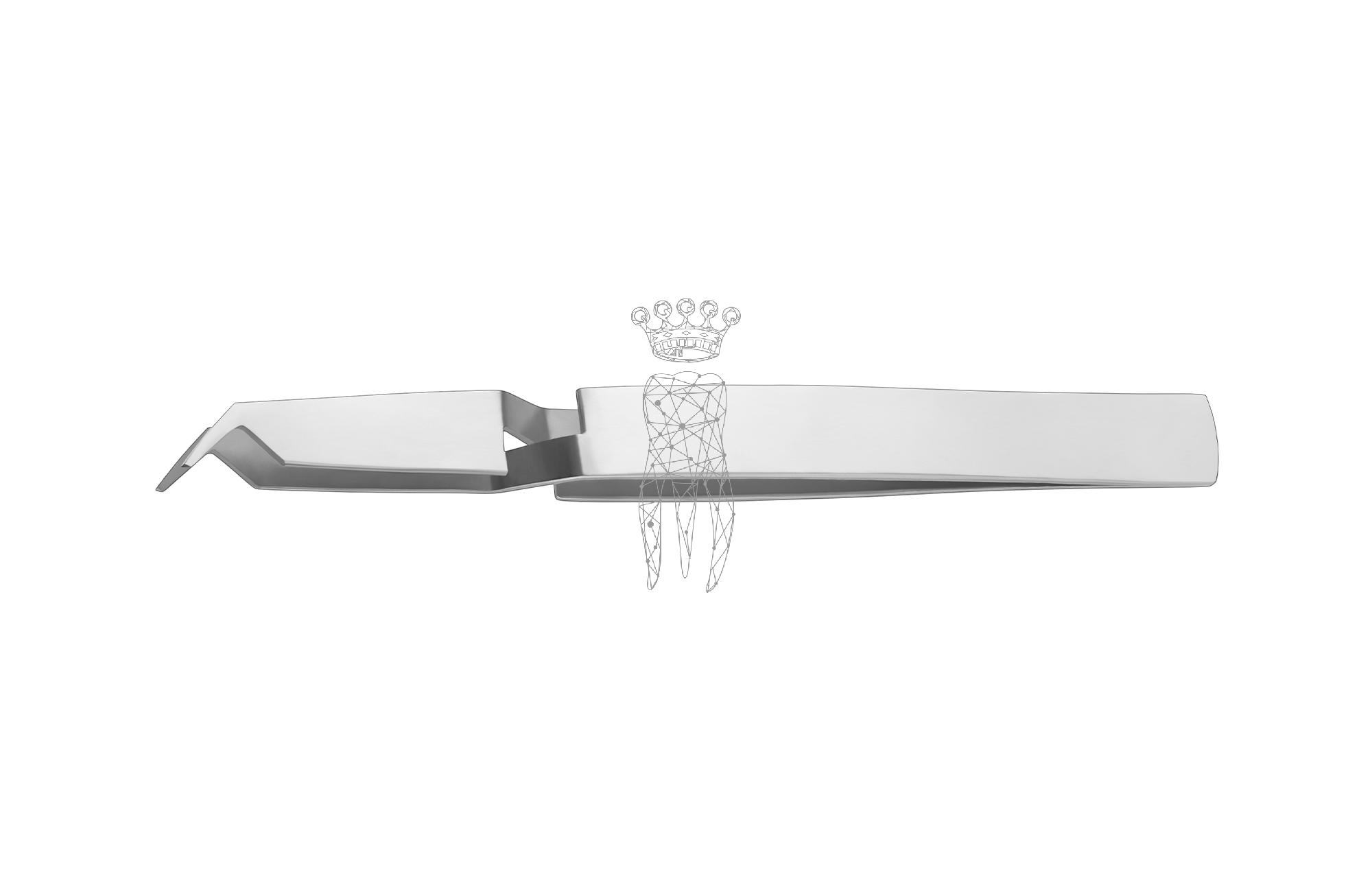 Bracket Platzierpinzette kleines Modell mit feiner Spitze