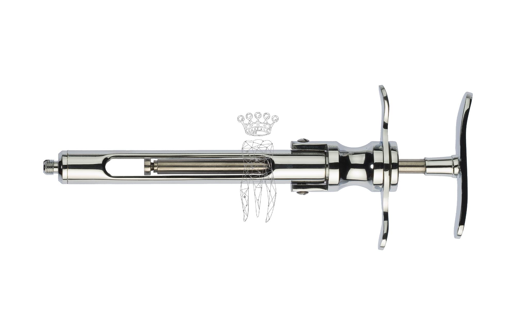 Cartridge syringe 2.2ml imperial thread - w/o self aspiration