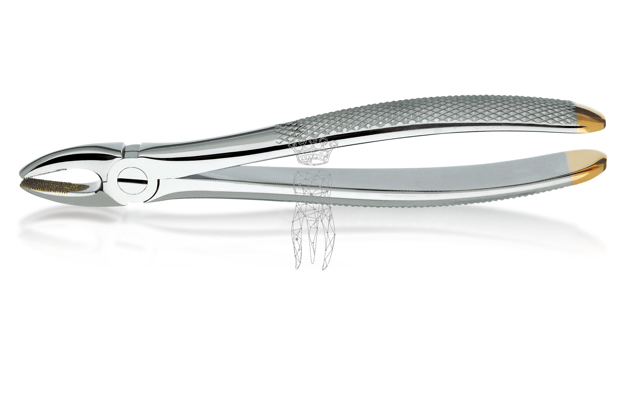 Extracting forceps diamond tips Upper-Jaw incisors/canines