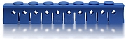 Silikon Niederhalter 3029-L+M 10 Instrumente - hellblau