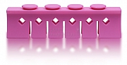Silikon Niederhalter 3029-S + CLIP - 6 Instrumente - pink