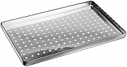 Tray (lower part) stainless perforated 284x184x18