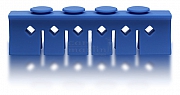 Silikon Niederhalter 3029-S + CLIP-6 Instrumente - hellblau